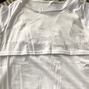 White nursing top